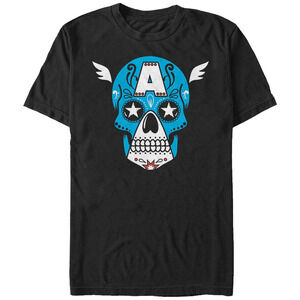Sugar Skull Captain America Tshirt